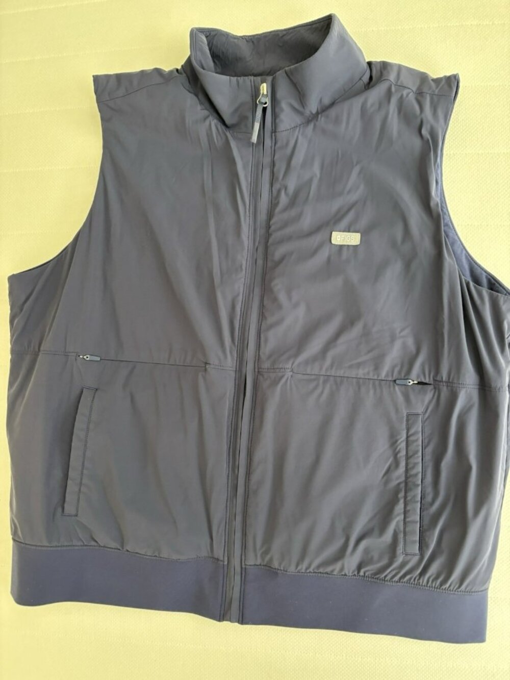 FIGS Float Outerwear Vest Women’s XL Navy Blue Full Zip Medical Scrub Jacket
